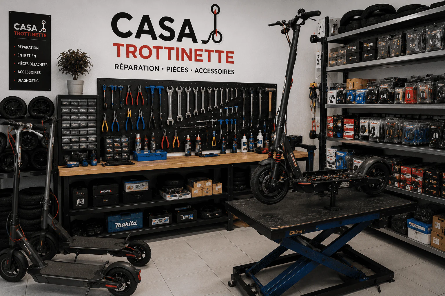 Réparation trottinette électrique Casablanca